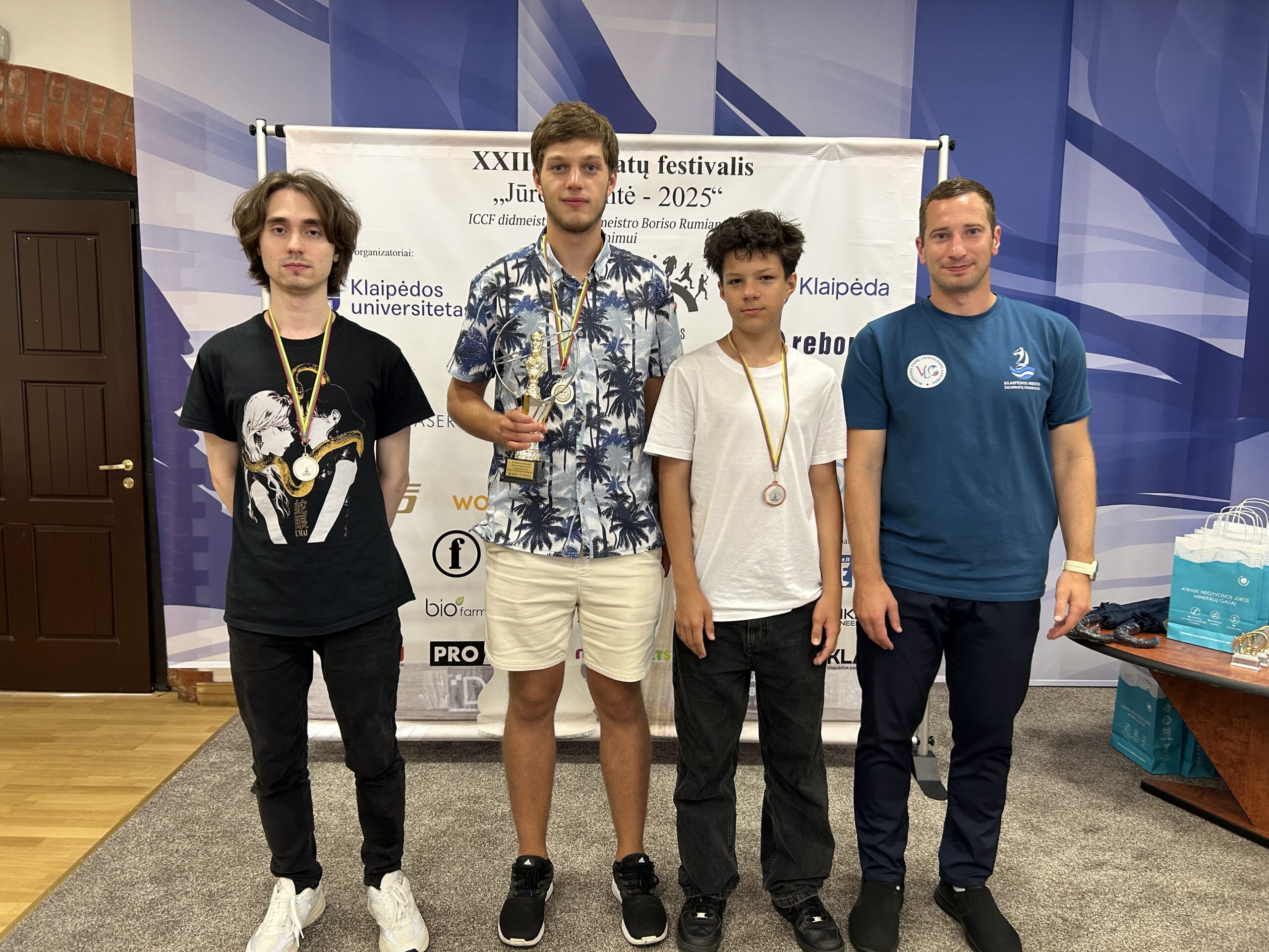 XXII tarptautinis šachmatų festivalis „Jūros šventė – 2025” skirtas ICCF didmeistrio, FIDE meistro Boriso Rumiancevo atminimui